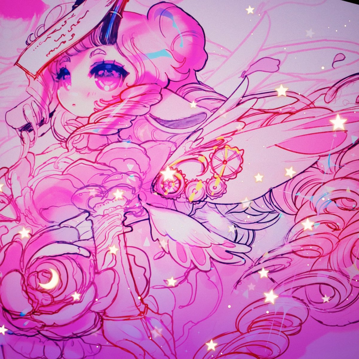 「」|🩷🌙🪽 𝖈𝖔𝖒𝖒𝖘 𝖔𝖕𝖊𝖓 ୨♡୧のイラスト