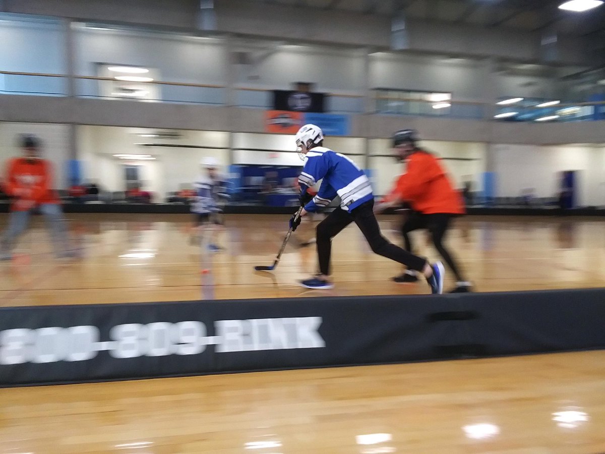 The opening rounds of the Adapted Floor Hockey State Tournament are underway at Jefferson High School!
