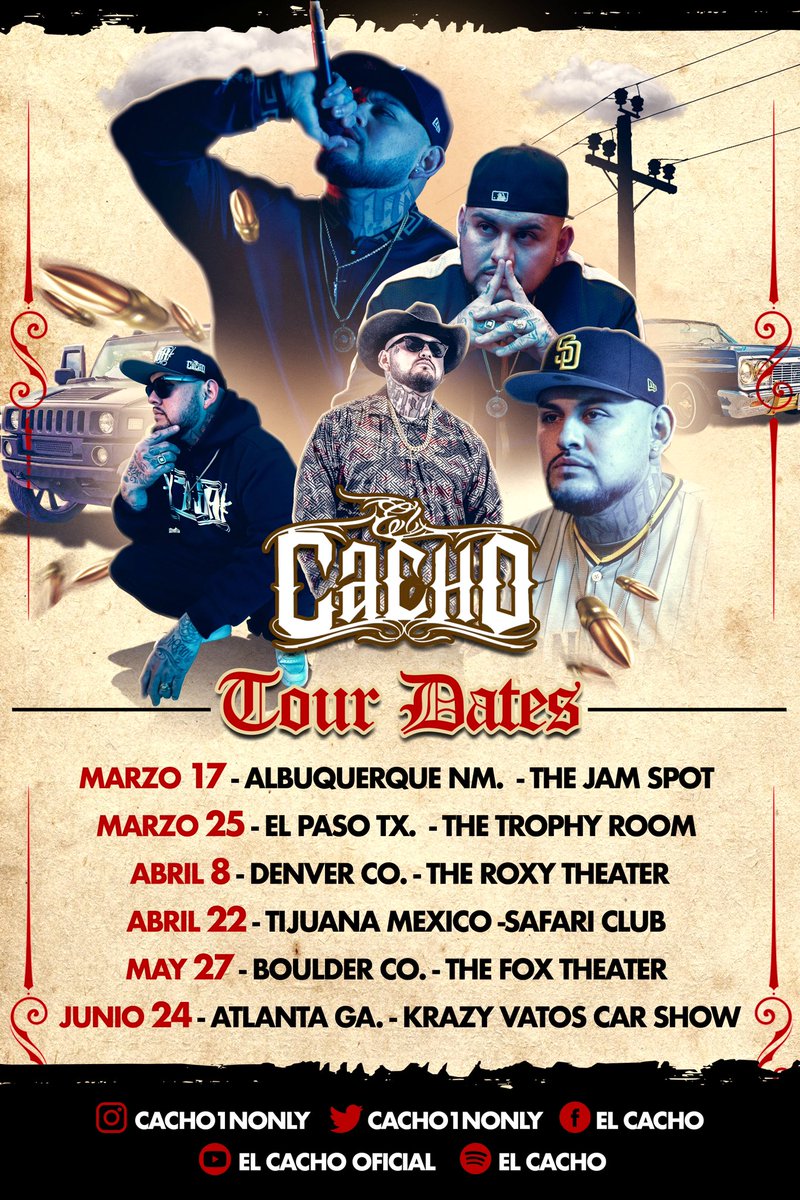 CACHO1NONLY's tweet photo. WE IN ALBUQUERQUE TONITE 💯 @ THE JAM SPOT https://t.co/pWqLDEBTN3