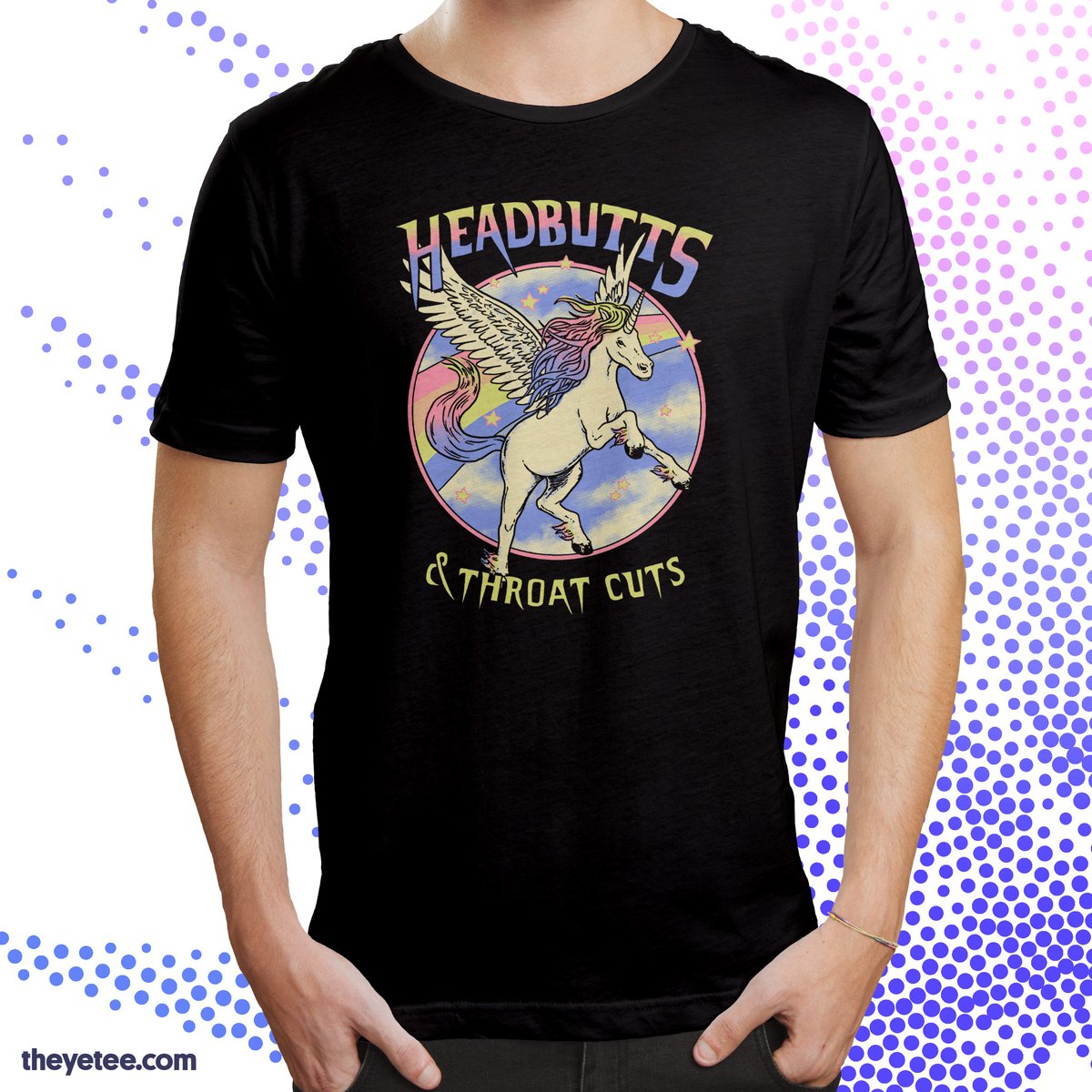 「Don't look a gift unicorn in the horn! D」|The Yetee 🌈のイラスト