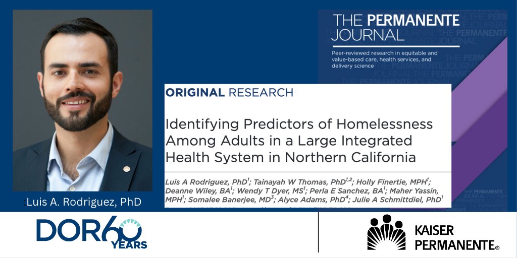 Kaiser Permanente Research NorCal (@kpdor) on Twitter photo Great to see this research by <a href="/KPDOR/">Kaiser Permanente Research NorCal</a>'s <a href="/Luis_A_Rguez/">Luis A. Rodríguez</a> in <a href="/PermanenteJ/">The Permanente Journal</a> investigating ways to identify predictors of homelessness among <a href="/kpnorcal/">KPNorthernCal</a> members. <a href="/KPDORDSF/">KPNC DOR Delivery Science Fellowship</a> #deliveryscience #homelessness
Study: ibit.ly/xci_ Great to see this research by <a href="/KPDOR/">Kaiser Permanente Research NorCal</a>'s <a href="/Luis_A_Rguez/">Luis A. Rodríguez</a> in <a href="/PermanenteJ/">The Permanente Journal</a> investigating ways to identify predictors of homelessness among <a href="/kpnorcal/">KPNorthernCal</a> members. <a href="/KPDORDSF/">KPNC DOR Delivery Science Fellowship</a> #deliveryscience #homelessness
Study: ibit.ly/xci_