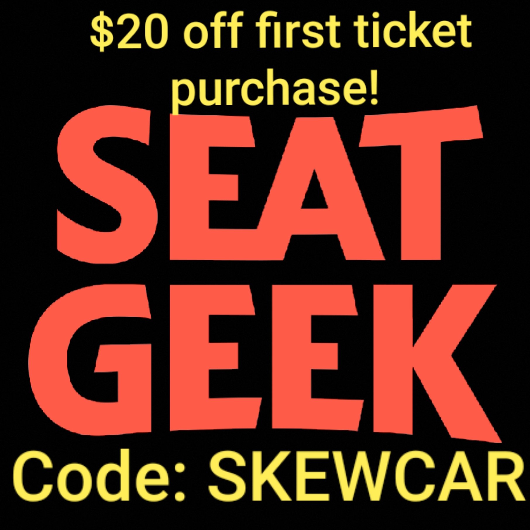 Skewcar Deals On Twitter Get 20 Off Of Your First Ticket Purchase At skewcar-deals-on-twitter-get-20-off-of-your-first-ticket-purchase-at