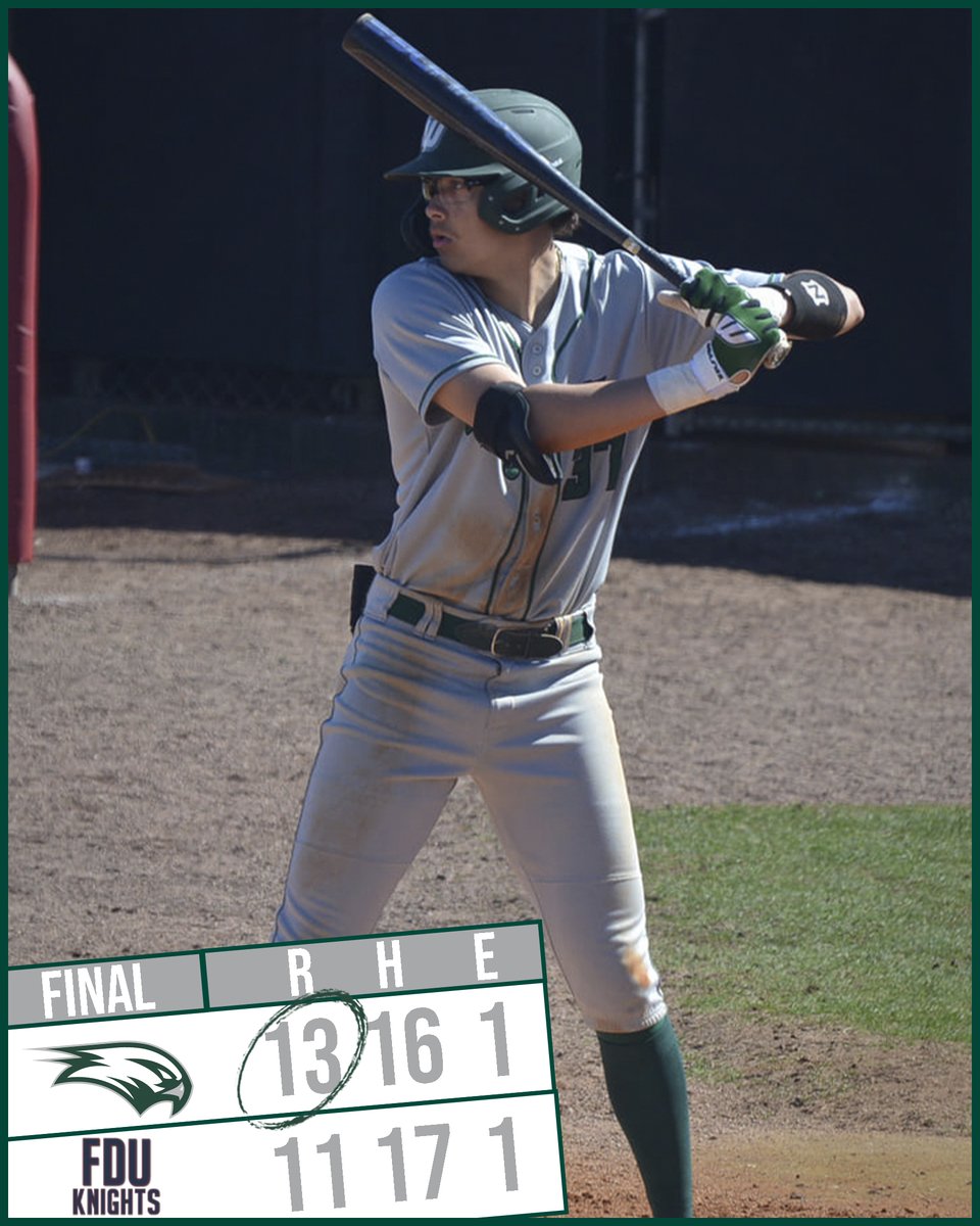 What a win for the Seahawks.

Fairleigh Dickinson answered each of Wagner's big innings, but in the end it was a home run by Mateo Matthews that made the difference.

The Seahawks belted five home runs in the huge win to move to 4-0 in conference play.