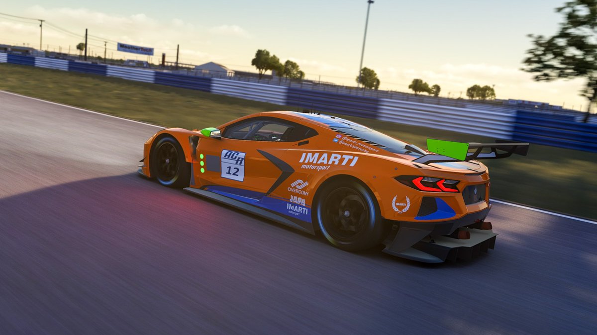Nuestro Corvette está listo para las 12H de Sebring del próximo domingo 26 de Marzo organizado por <a href="/Acr_assetto/">ACR Assetto Corsa Resistencias</a> !!

Domingo último para poder apuntarse si estás aún indeciso... No lo dudes más !
🧡