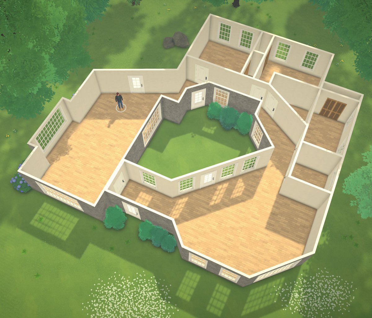 ParalivesGame's tweet image. Check out some floor plans we made using our build tools! Which one is your favorite?