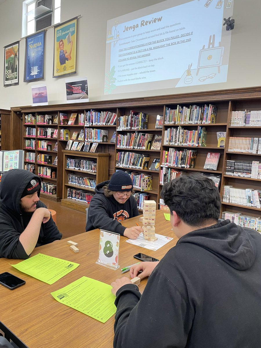 Chaffey High Library tweet media