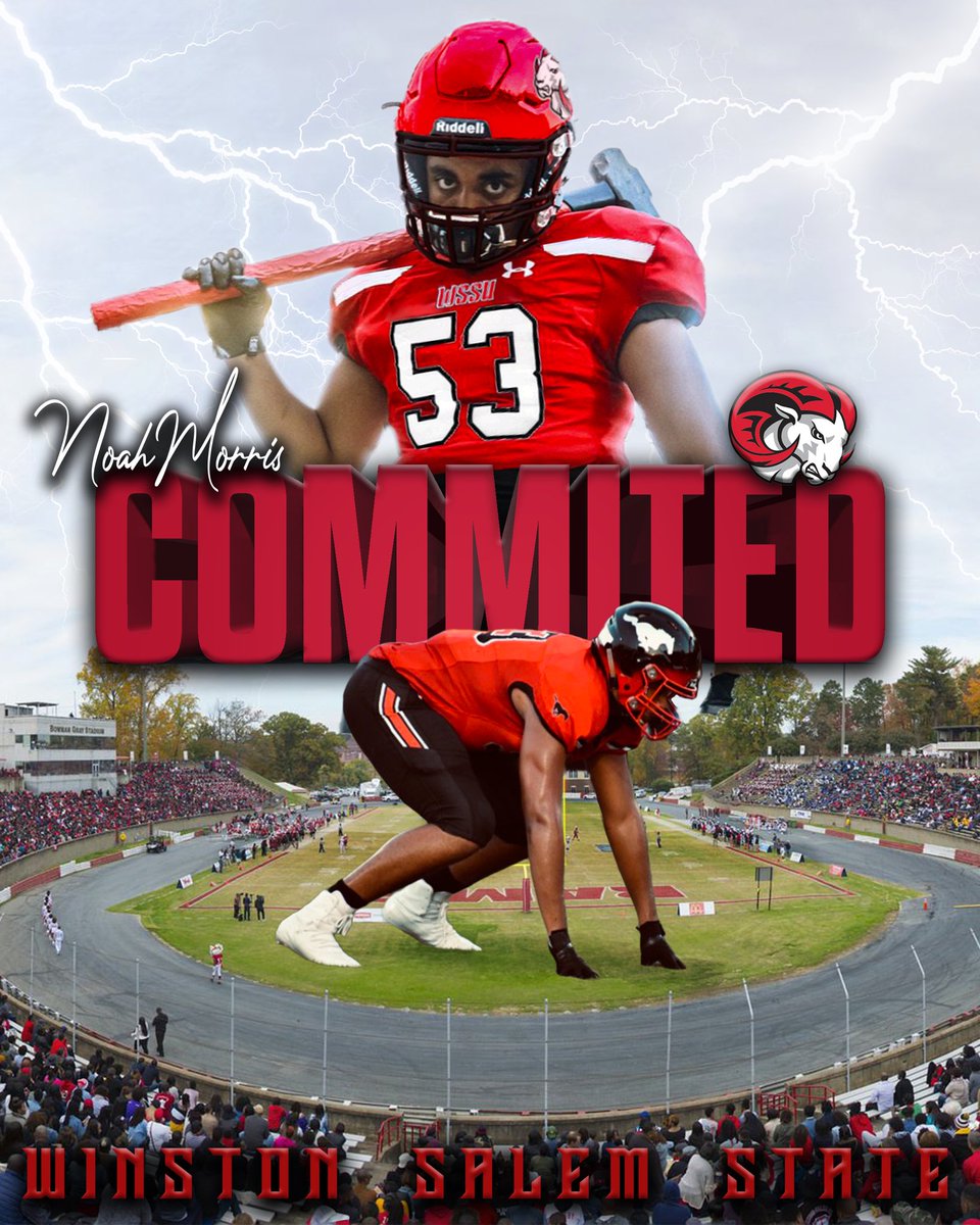 noah_morris90's tweet photo. All glory to God !!! 100% COMMITTED 🔴⚪️ 🐏 @WSSURamFootball @HarrelsonEarl @CoachMakk @MiddleCreekFB @CoachJacobs40 @CoachJWillix @CoachRagland919 @hestooreal_57 @DanielJaxxon @_rasheemeaton @CoachEStallings @lawncarepro10 #ramily https://t.co/w1RVBcLqmz