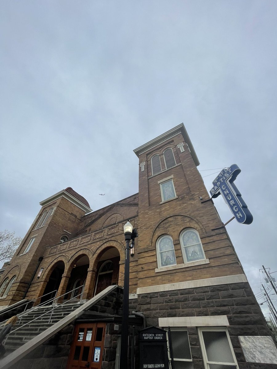 GabyRodriguez_4's tweet photo. We also visited 16th Street Baptist Church in Birmingham, Alabama. #UFxFAMU1963 https://t.co/o35hJlmcVF