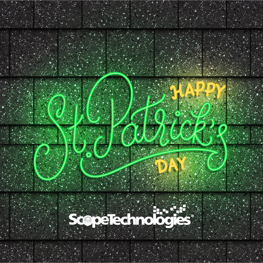 roofscope's tweet photo. ☘️ Happy St.Patrick’s Day! ☘️ Wishing you all the best of luck on this St. Patrick’s Day! Happy and safe celebrations from our team at Scope.
#roofscope #stpatricksday #AerialMeasurements #holiday #constructiontech #saas #march17 #happyholiday https://t.co/wIYiP8PvLh