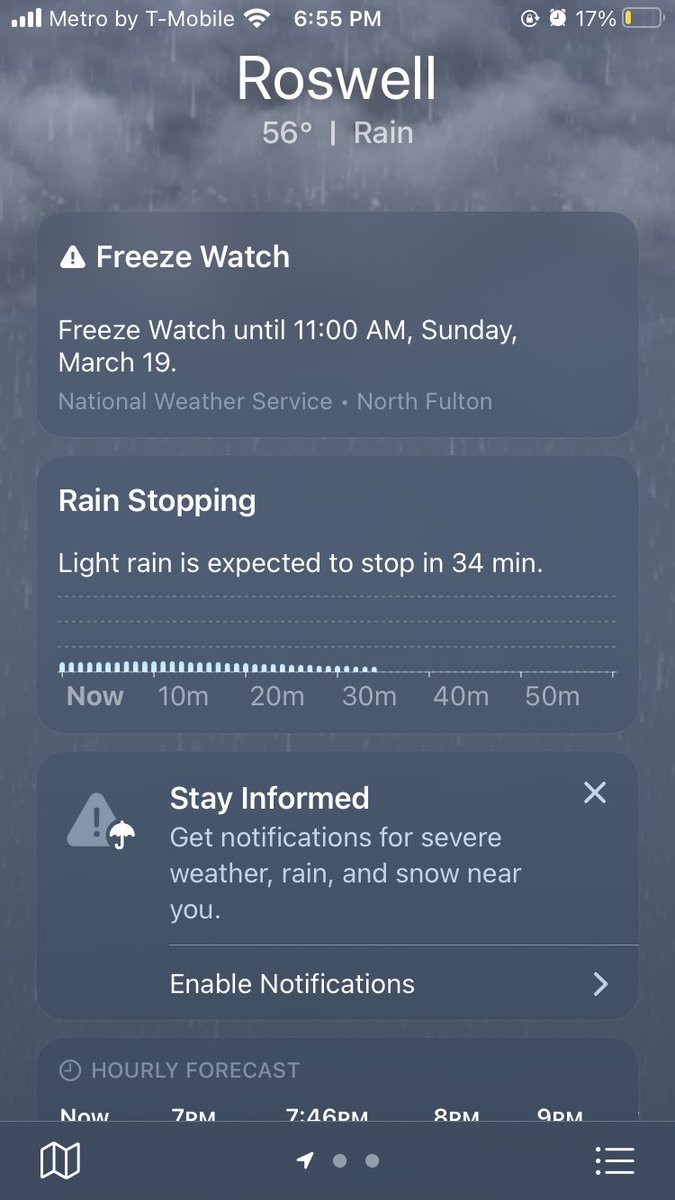 NinjaStef3's tweet photo. Cesar: order the damn cookies
Me: No it s still raining, its too dangerous for anyone to drive 😩
Weather App: https://t.co/P1eCW7fIjf