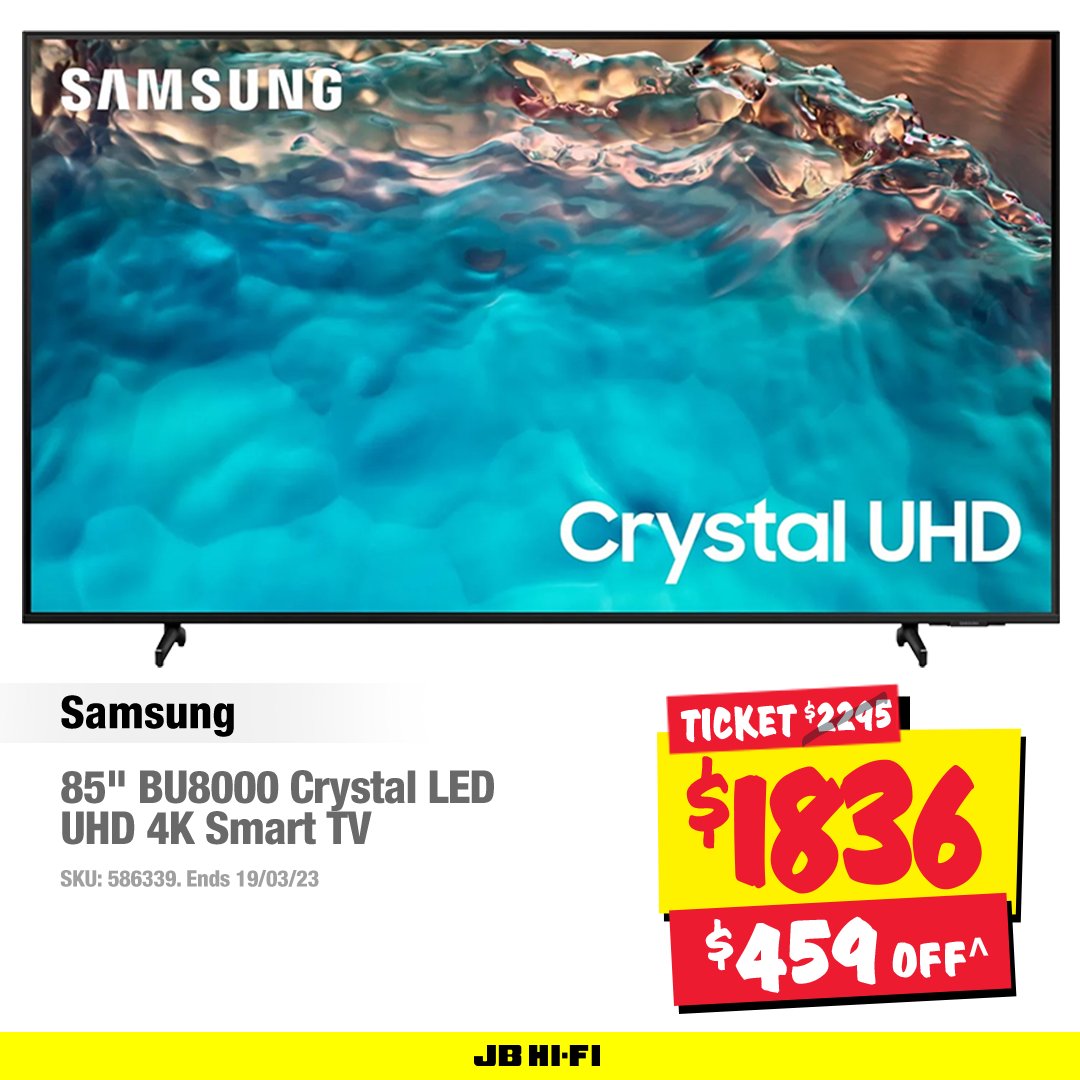 JB HiFi on Twitter "Get crazy TV deals at JB for two days only! 💥 🛒