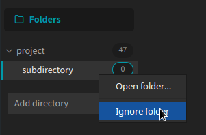 DeepdwnApp's tweet photo. You can now ignore specific folders or folder patterns in your project directories https://t.co/waDHROAQXx