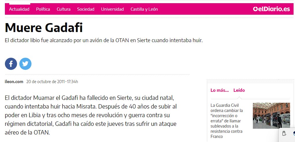 También recordar los actores cómplices en el genocidio de Libia, ya no hablo de medios otanistas, sino de supuestos medios y organizaciones 'progresistas' que vendieron la invasión a Libia como un logro de la 'democracia'. En esos tiempos, a todo el que anticapitalistas.org/spip.php?artic……