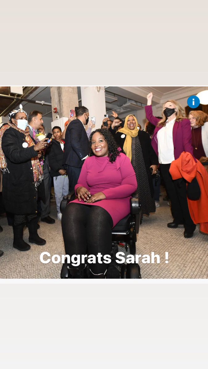 Congrats, <a href="/SarahJama_/">Sarah Jama</a> #yourock