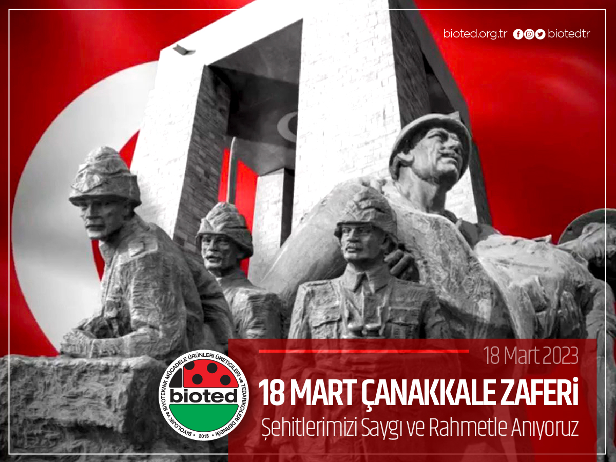BiotedTr's tweet photo. 18 MART ÇANAKKALE ZAFERİ (2023)
Şehitlerimizi Saygı ve Rahmetle Anıyoruz...
Bioted - Biyolojik Mücadele Ürünleri Üreticileri ve Tedarikçileri Derneği @BiotedTr
#bioted #biotedtr #çanakkale #ÇanakkaleZaferi #antalya #biyolojikmücadele #biyoteknikmücadele https://t.co/6uoYcwVfd1