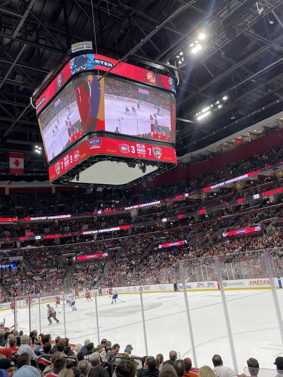 I’ve seen lower scoring NFL games, and it’s still the first period! 
#CrewNightOut