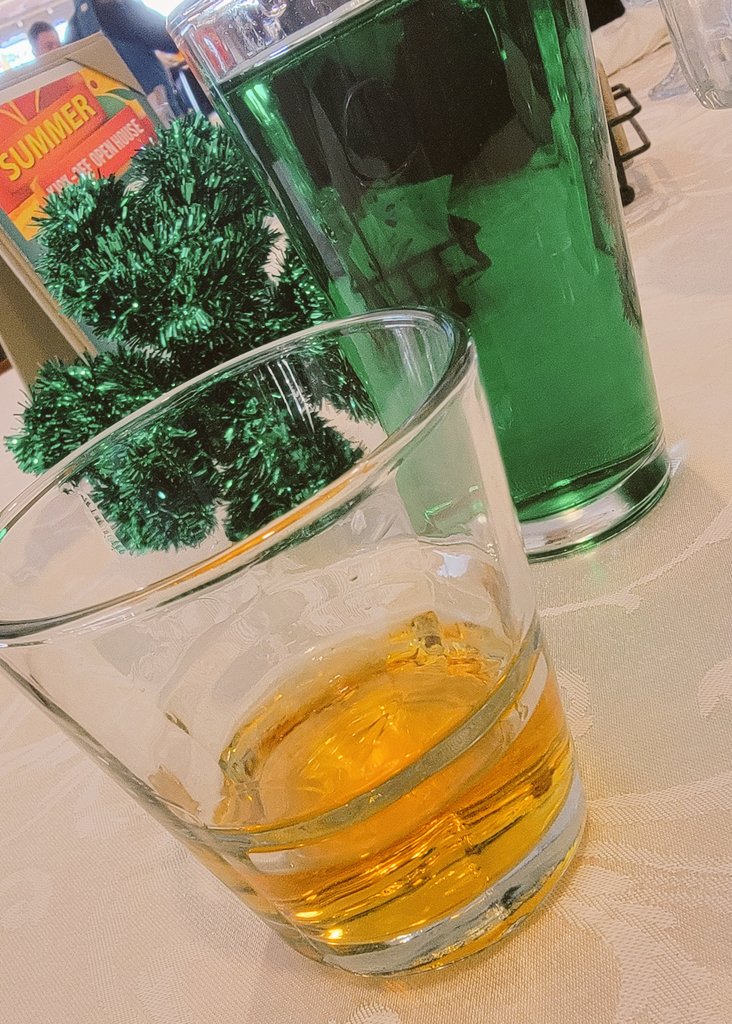 And so it begins... #jameson #greenbeer #StPatricksDay2023 #twittersupperclub