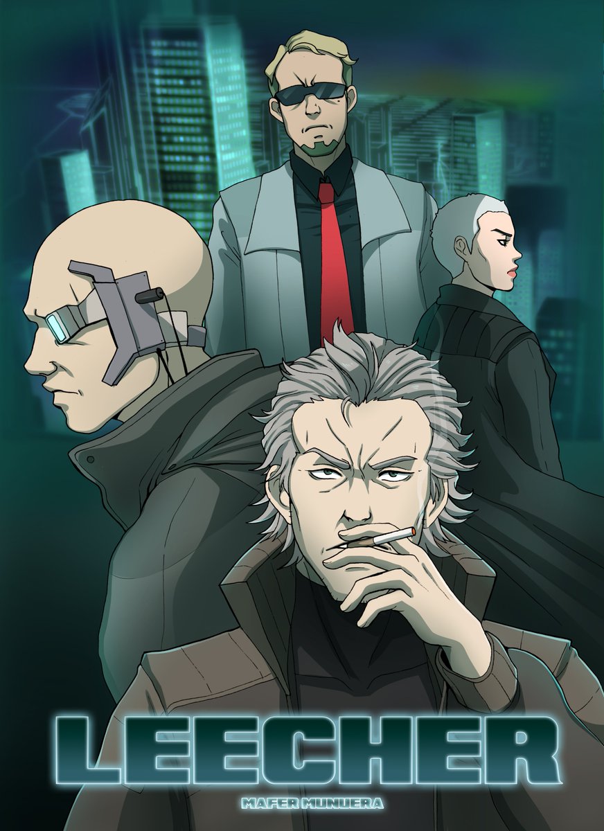 MaferMunuera's tweet photo. Posting all my Leecher art in one thread.
Link to my webcomic: https://t.co/HnF0HIEgwC  
/chapter 2 in the works/
#Leecher #webcomic #scifi #cyberpunk https://t.co/aBShXxt45K