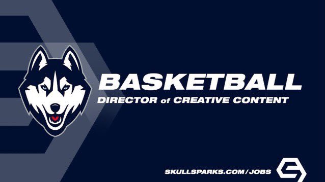 SkullSparks's tweet image. Opportunity with @UConnMBB in Storrs. Director Of Men's Basketball Creative Content: bit.ly/41UYlzY More jobs: SkullSparks.com/jobs