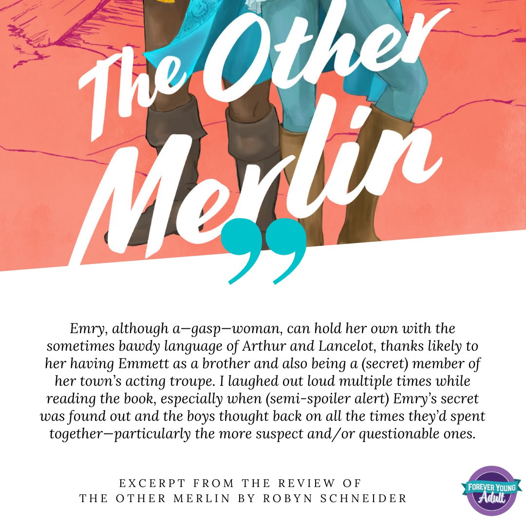 THE OTHER MERLIN by @robynschneider fits perfectly into the badass ladies of Arthurian legend retelling subgenre. Check out Mandy C.'s review at foreveryoungadult.com/book-report/th….