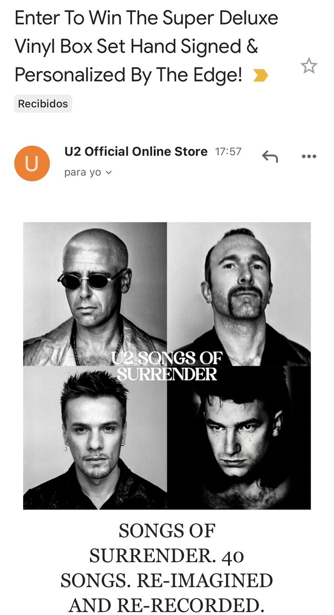 U2_News's tweet photo. Just for United States! Thanks @u2! Thanks a lot!
#U2 #U2SOS https://t.co/mEZxRTxtG6
