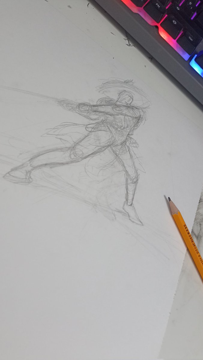 peluca_art's tweet photo. There's another one. Looks like a kenshi's character hahahahaha  
#sketches #art #pencil https://t.co/91XYRvrCPy