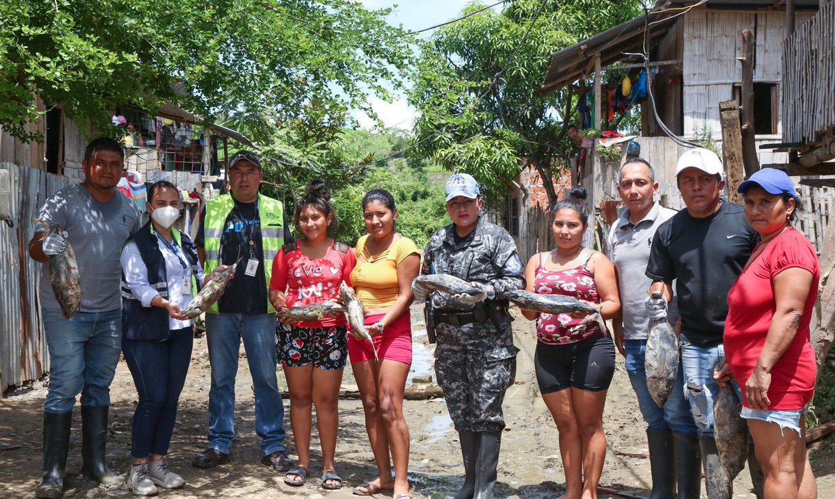 Produccion_Ecu's tweet photo. #Manabí | La Dirección de Control Pesquero de @Produccion_Ec, en acción coordinada con el GAD de #Chone y @PoliciaEcuador, procedió a la donación de 1⃣8⃣0⃣0⃣ kg de atún congelado a personas afectadas por la temporada invernal que azota el cantón.
💪🇪🇨 https://t.co/Va6l4x16hj