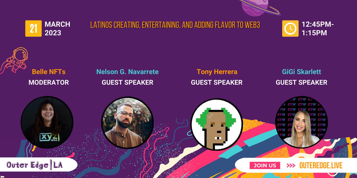 NFTGirl (@nftgirl) on Twitter photo Who’s going to @NFTLAlive? ❤️
Make sure you check out our girl <a href="/Belle_nfts/">Belle</a>🔥. She’ll be joined by amazing speakers <a href="/Neloggn/">NELO 🇻🇪</a> <a href="/gianinaskarlett/">Gigi | CTW 🇻🇪</a> <a href="/tonyherrera/">Non-FungibleTony (NFT)</a>. Don’t miss out!! Who’s going to @NFTLAlive? ❤️
Make sure you check out our girl <a href="/Belle_nfts/">Belle</a>🔥. She’ll be joined by amazing speakers <a href="/Neloggn/">NELO 🇻🇪</a> <a href="/gianinaskarlett/">Gigi | CTW 🇻🇪</a> <a href="/tonyherrera/">Non-FungibleTony (NFT)</a>. Don’t miss out!!