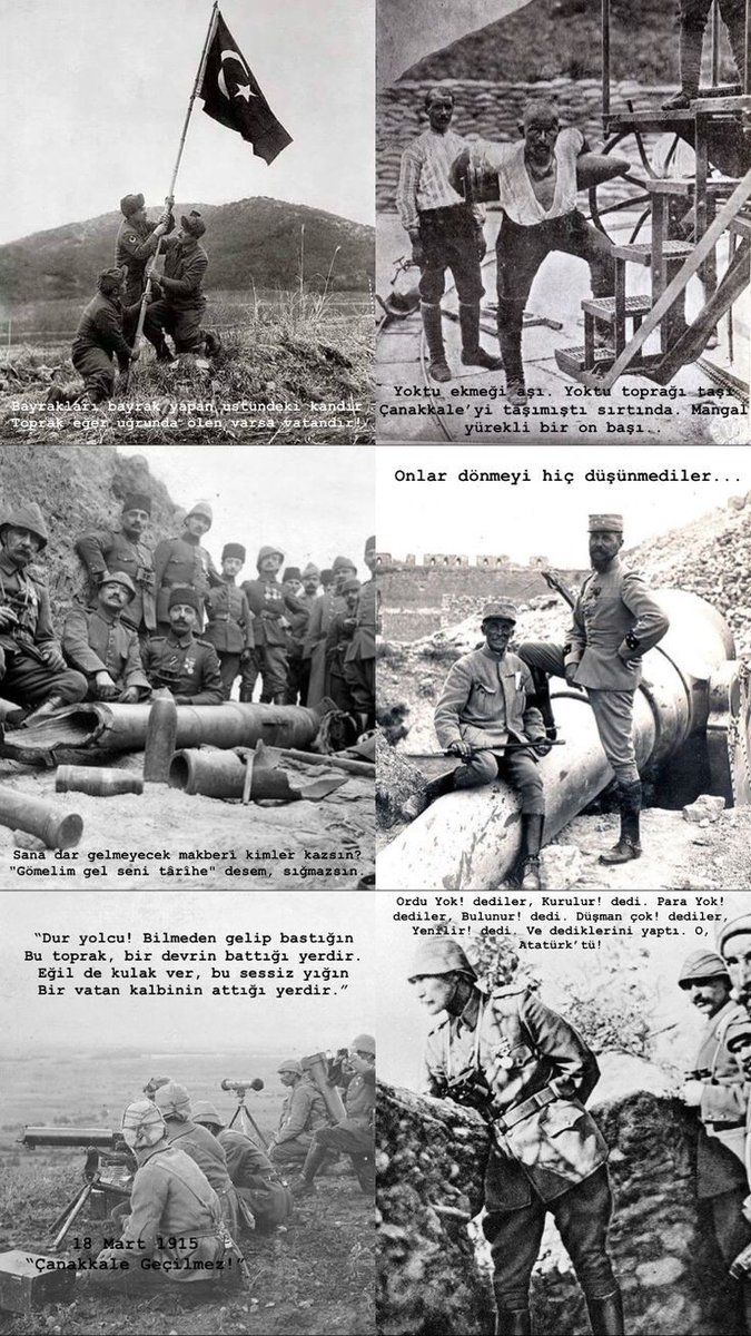 Toprağı vatan yapan tüm kahramanlarımıza Allah  rahmet eylesin.
18 Mart Çanakkale Zaferi kutlu olsun.
#18martcanakkalezaferi
