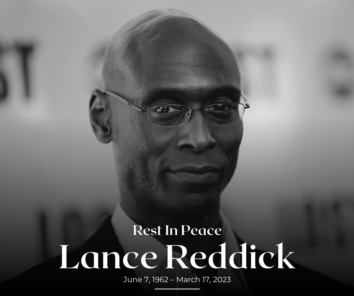 Lance Reddick Png, Lance Reddick Fan Png, Rest In Peace Png