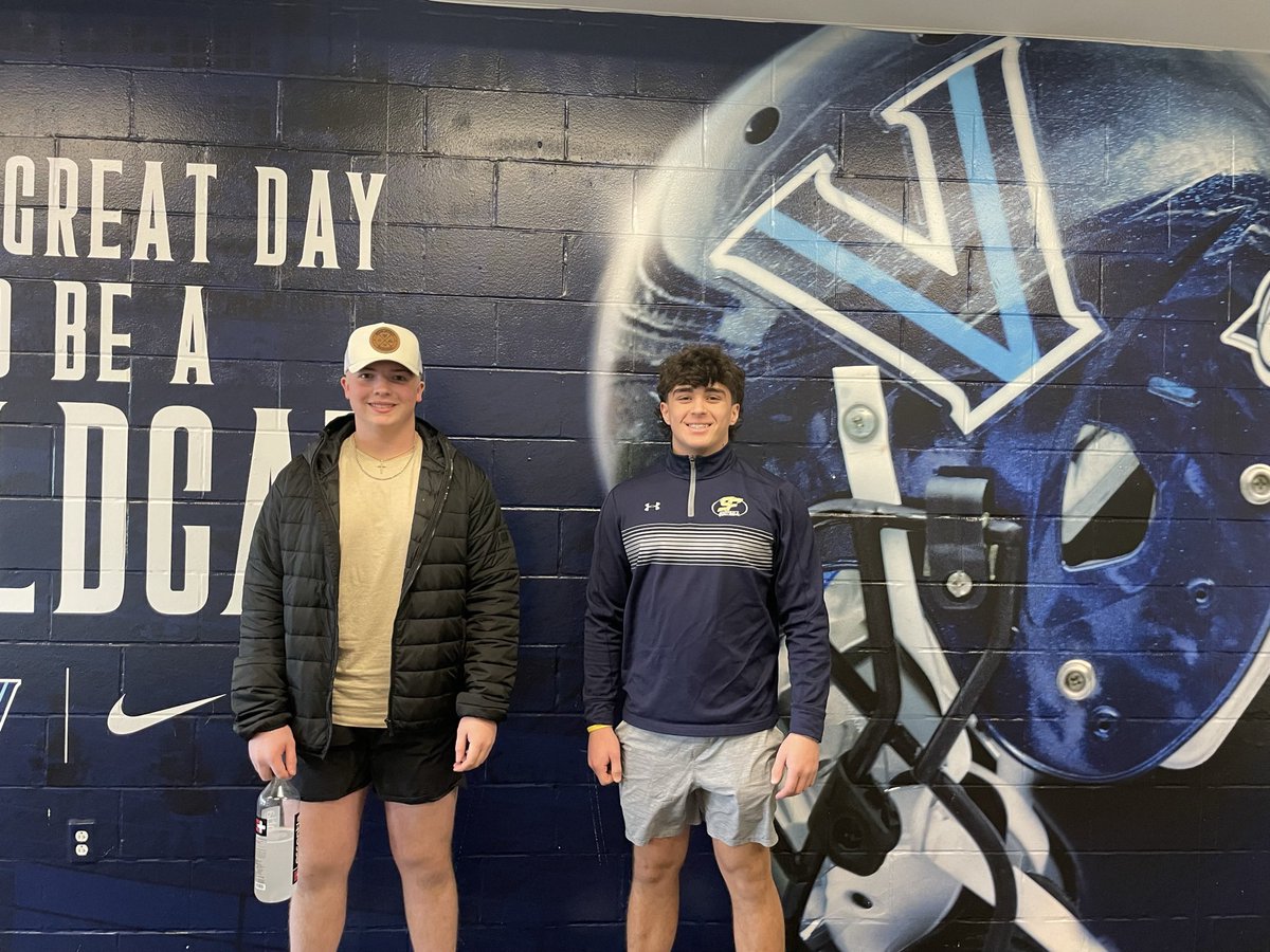 BendowskiMike's tweet photo. Had a great time at @NovaFootball junior day today, I loved seeing all the facilities and learning about the university and program. Thank you for the invite @PennypackerRoss !
@SFRamsFB
#powerof1 https://t.co/GdpNpf8gdl