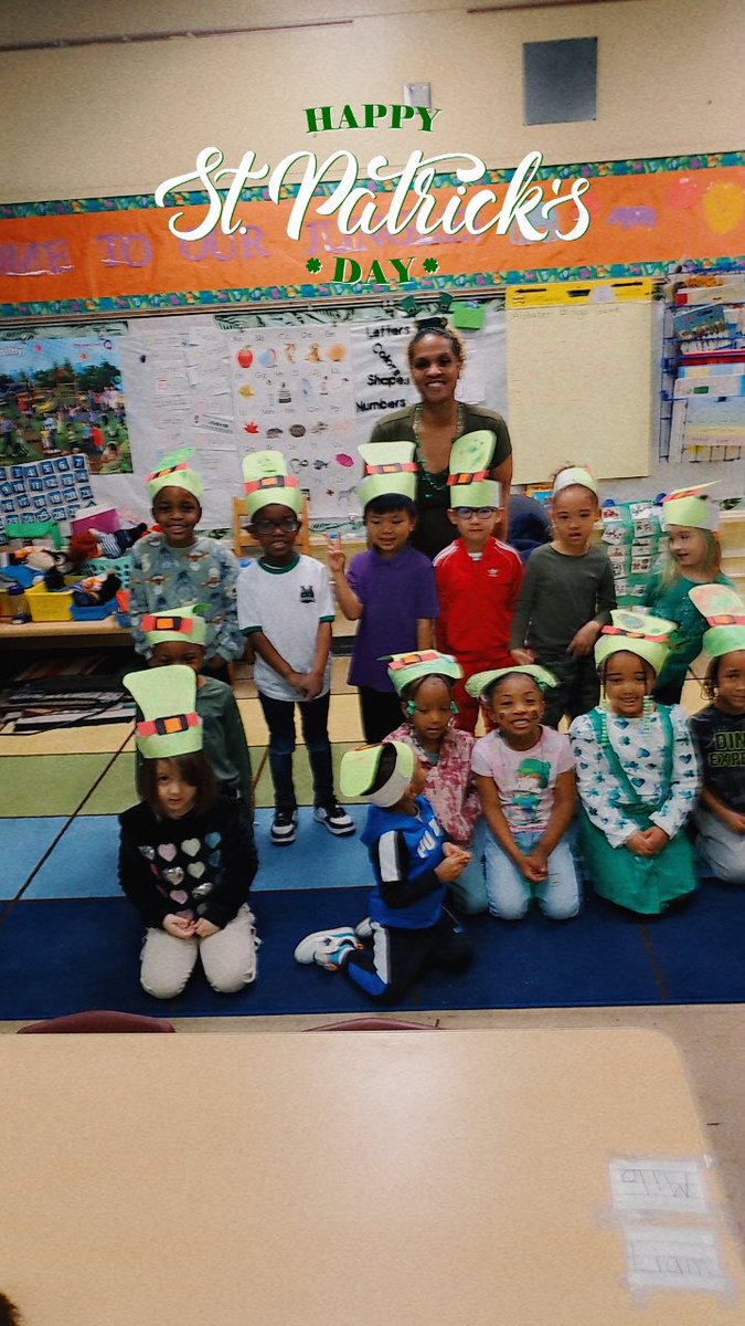 beschlise's tweet photo. Staff &amp; students had a great day at Hazelwood Early Childhood! ☘️@hazelwood_hawks @JCPSEARLY https://t.co/JaNNGyzoTH