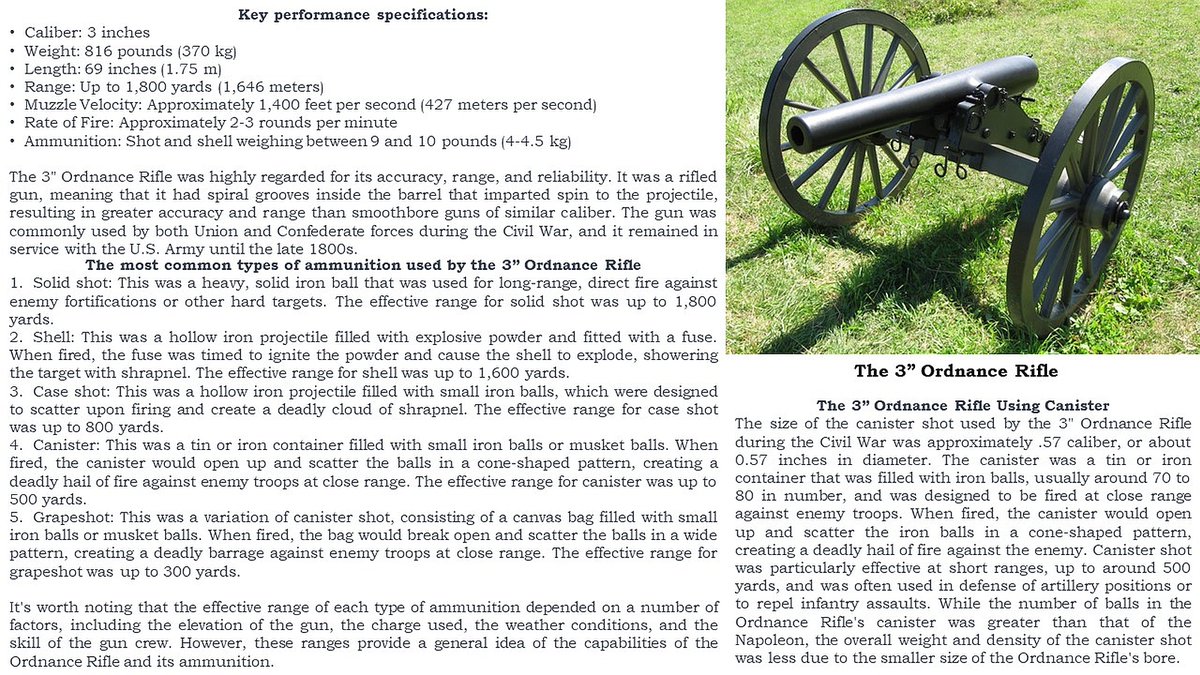 Michael Brasher on Twitter "While the M1857 12pounder Napoleon was