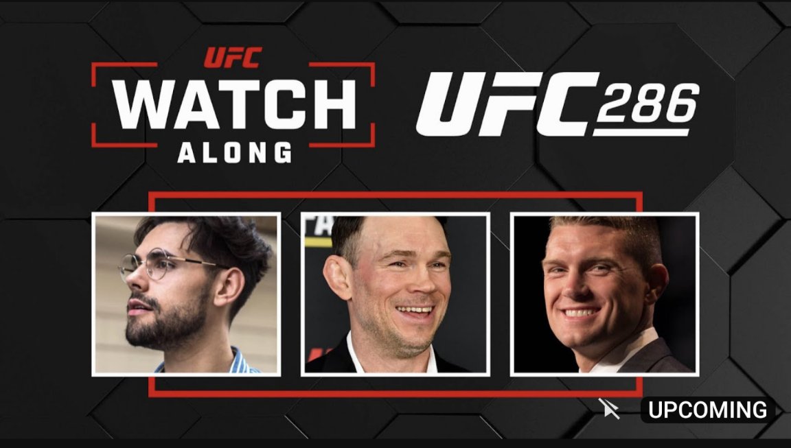 Bayliun (@bayliun_plays) on Twitter photo Pleased to announce I'll be hosting the official UFC watch along with <a href="/WonderboyMMA/">Stephen Thompson</a> and <a href="/ForrestGriffin/">Forrest Griffin</a> for this UFC London card tomorrow!
Come on through on Twitch or YouTube, will be a great show for sure! Pleased to announce I'll be hosting the official UFC watch along with <a href="/WonderboyMMA/">Stephen Thompson</a> and <a href="/ForrestGriffin/">Forrest Griffin</a> for this UFC London card tomorrow!
Come on through on Twitch or YouTube, will be a great show for sure!