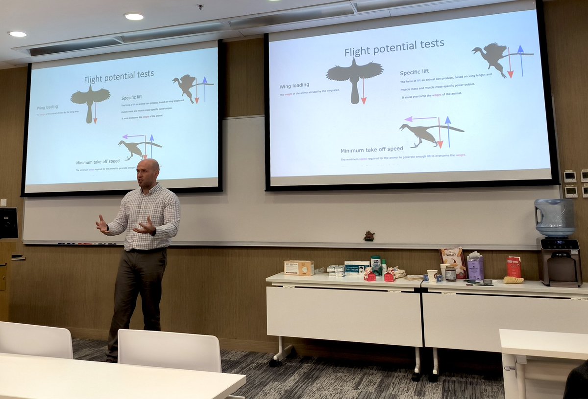 PalaeoPittman's tweet photo. Great Day 1 of #IPDS2 @CUHKScience w/ well-received School of Life Sciences seminar by Robert Dudley @UCBerkeley Discussed diverse #flight origin topics from gliding ants π and geckos π¦ to the atmosphere π¬οΈ through time. #FossilFriday #dinosaurs @CUHKofficial #excited https://t.co/JE0qrP9un7