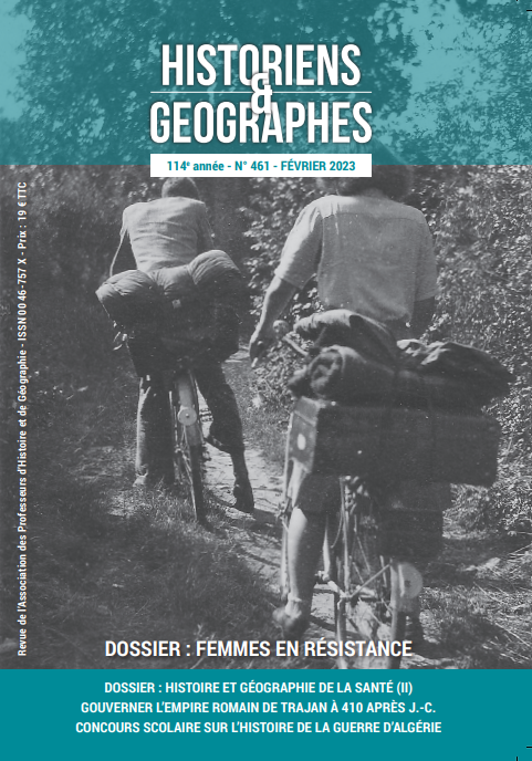 📙Le sommaire du n° 461 de la revue Historiens &amp; Géographes est en ligne aphg.fr/Sommaire-Conte…
Avec un dossier Femmes en Résistance et de nombreuses rubriques variées #TeamHG #HG461
