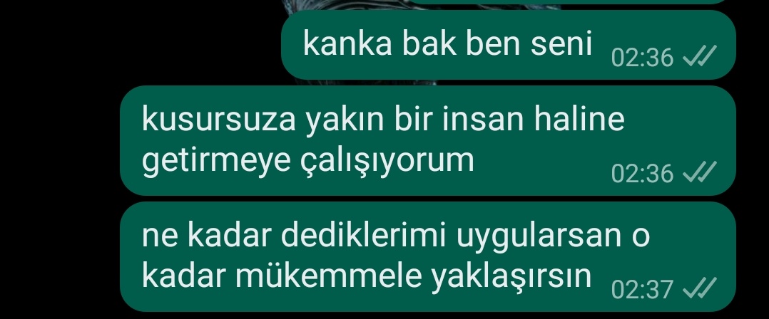 abi mütevazı olacaksın