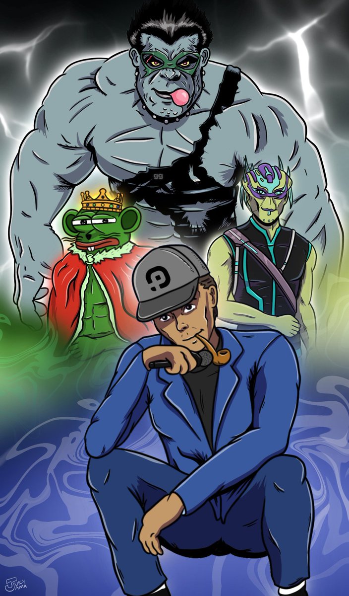 Fun little tribute piece for the gang killing it out there lately! 🫡

Bring on the brawler!🥊🔥🤟
<a href="/ChubaETH/">Chuba</a> <a href="/GoozEggz/">goozeggz.eth</a> <a href="/Gfunkera86/">GFunk</a> <a href="/VGFreakXBL/">VGF</a>