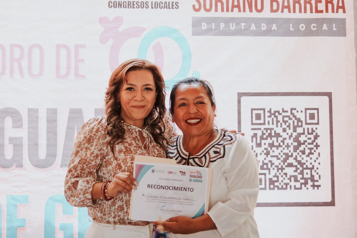 erikaconectate's tweet photo. Toda mujer debe tener una participación y representación sin distinción alguna, celebro que se haya realizado el foro de “Igualdad de género”en #Cuautla,presidido por Diputada @SorianoEdi, Viceprecidenta de Igualdad de Género @CopecolOficial,y estar acompañada de grandes mujeres https://t.co/UqLqrQnDdL