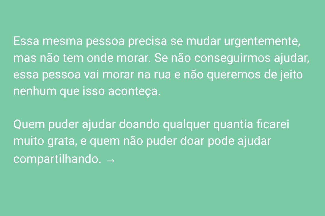 Ana_study_'s tweet image. Olá!
Quero a ajuda a vocês do #studytwt  para uma pessoa da minha família. Deixei explicadinho o que está acontecendo nas imagens abaixo e o que já entregamos a ela.

Agradeço muito quem puder doar e quem ajudar compartilhando!! 

Pix: 81 98999117 (Rafaela Thirza)