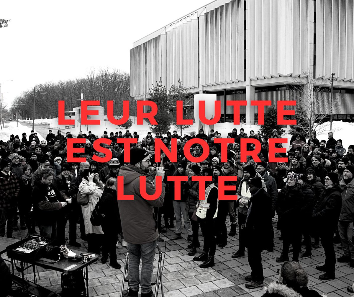 FQPPU's tweet photo. (12/12) Leur lutte pour une vraie collégialité est celle de toutes les communautés universitaires, au Québec et ailleurs! Leur lutte contre la précarité et contre l'inflation celle des travailleurs·euses de partout!

Leur lutte est notre lutte! https://t.co/zLB1jeImt9