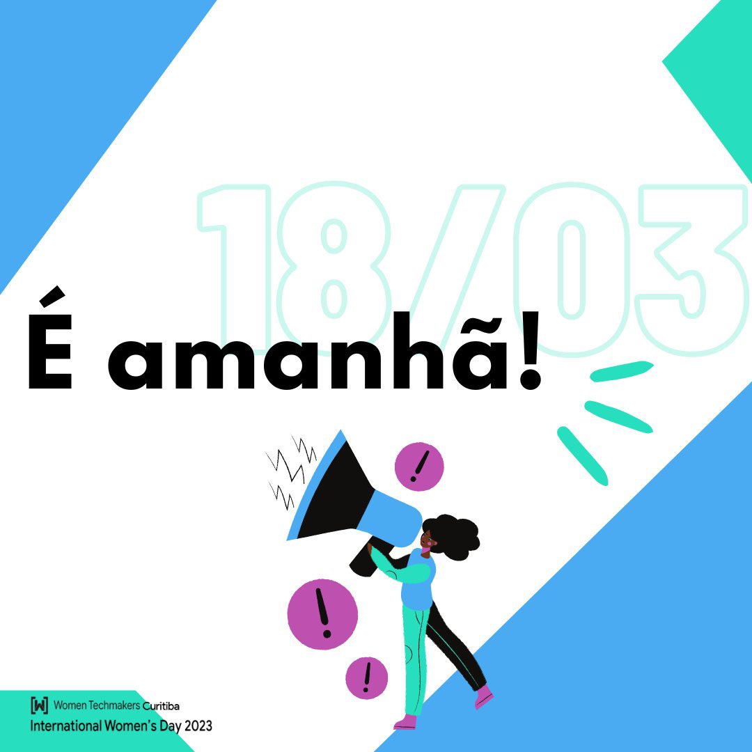 É amanhã!!A lista de presença já está fechada e estamos ansiosas pra ver todas que irão, trocar experiências, nos conhecermos e também fazer um network, né? ✨

O IWD Curitiba acontecerá no dia 18/03 na Wiley.  
📍Av. Mariano Torres, 729 - 9° andar 
 
Será uma manhã incrível!💙💚