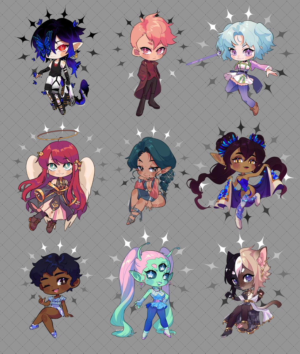 Ayshiun's tweet photo. Chibi Commissions I finished 🤯 https://t.co/xlI88b4HNO
