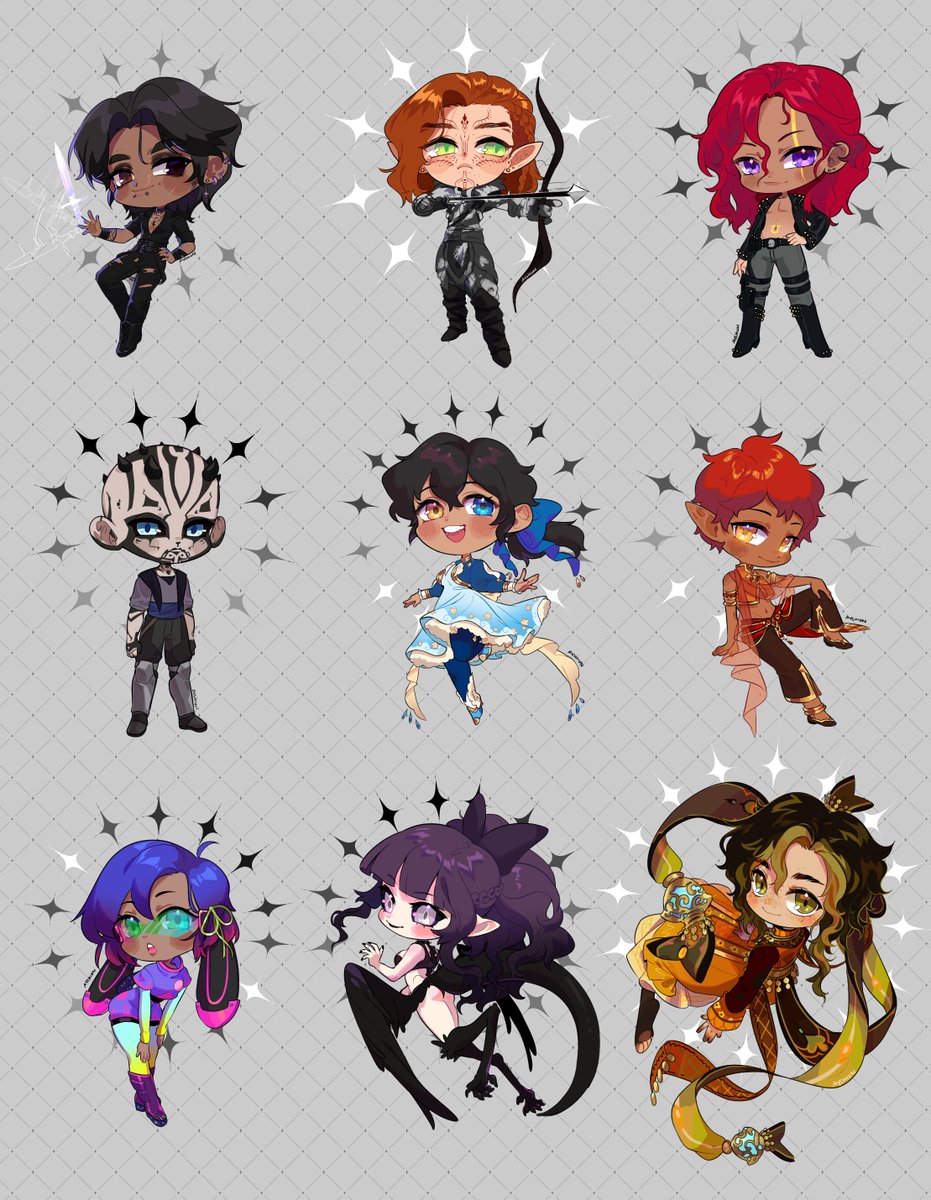 Ayshiun's tweet photo. Chibi Commissions I finished 🤯 https://t.co/xlI88b4HNO