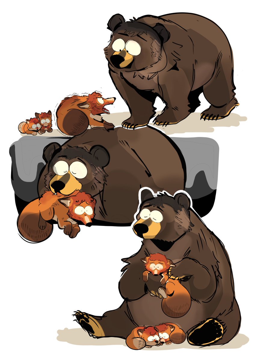 bear and fox