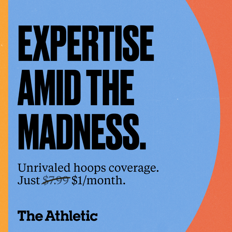 TheAthletic's tweet photo. Thinking of joining The Athletic? Now is the time. Get in on our best deal for just $1/month for 12 months.