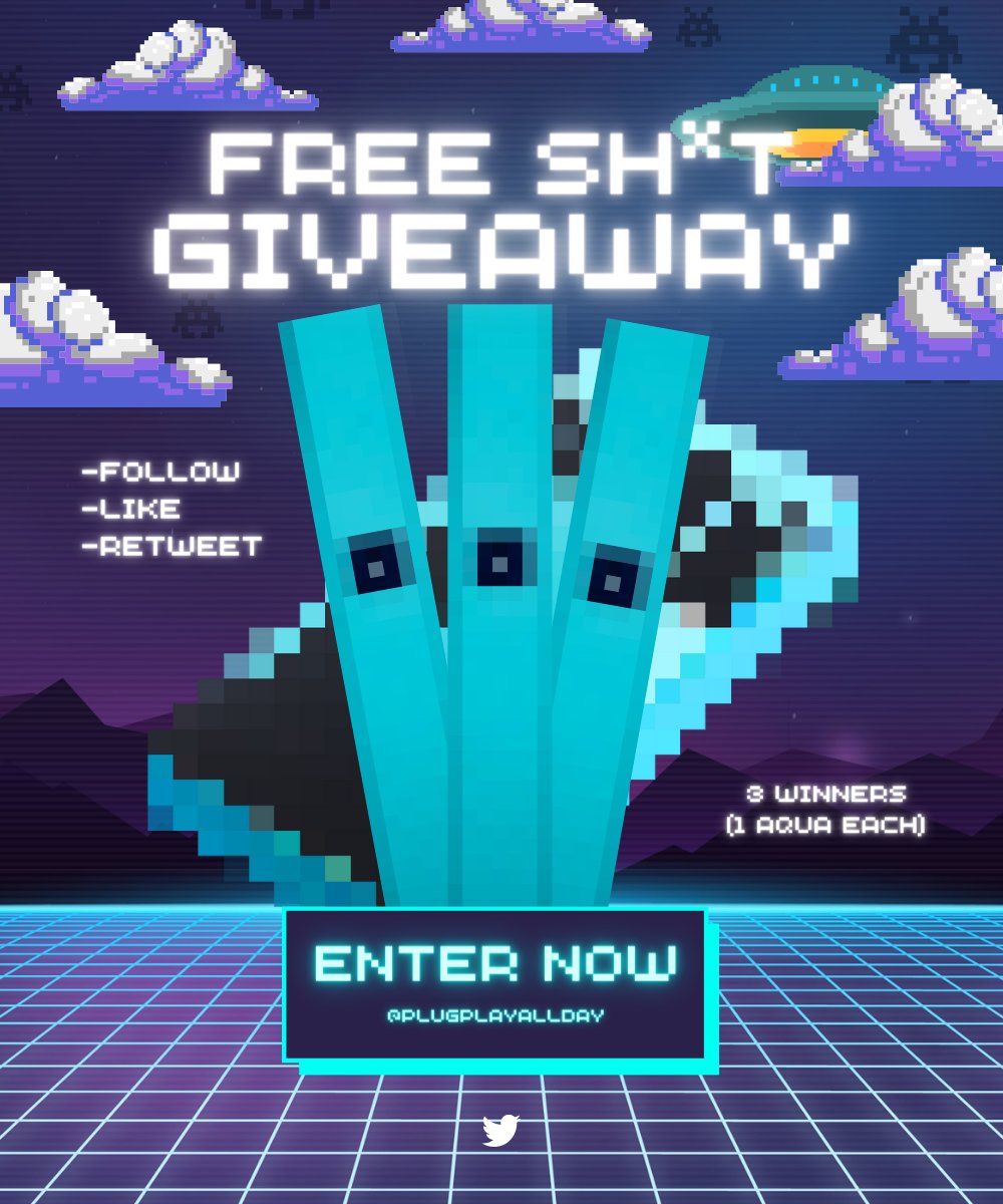plugplayallday's tweet photo. 🔵FREE SHIT FRIDAY🔵
We're giving 3 followers a chance to win our EXCLUSIVE AQUA BATTERY! (1 set each)

To Enter:
1) Must be following @plugplayallday 
2) RT+Like this post

📢US participants only
❌NO CANNABIS INCLUDED
🏆Winners announced March 22nd! https://t.co/k7BgPUugXs