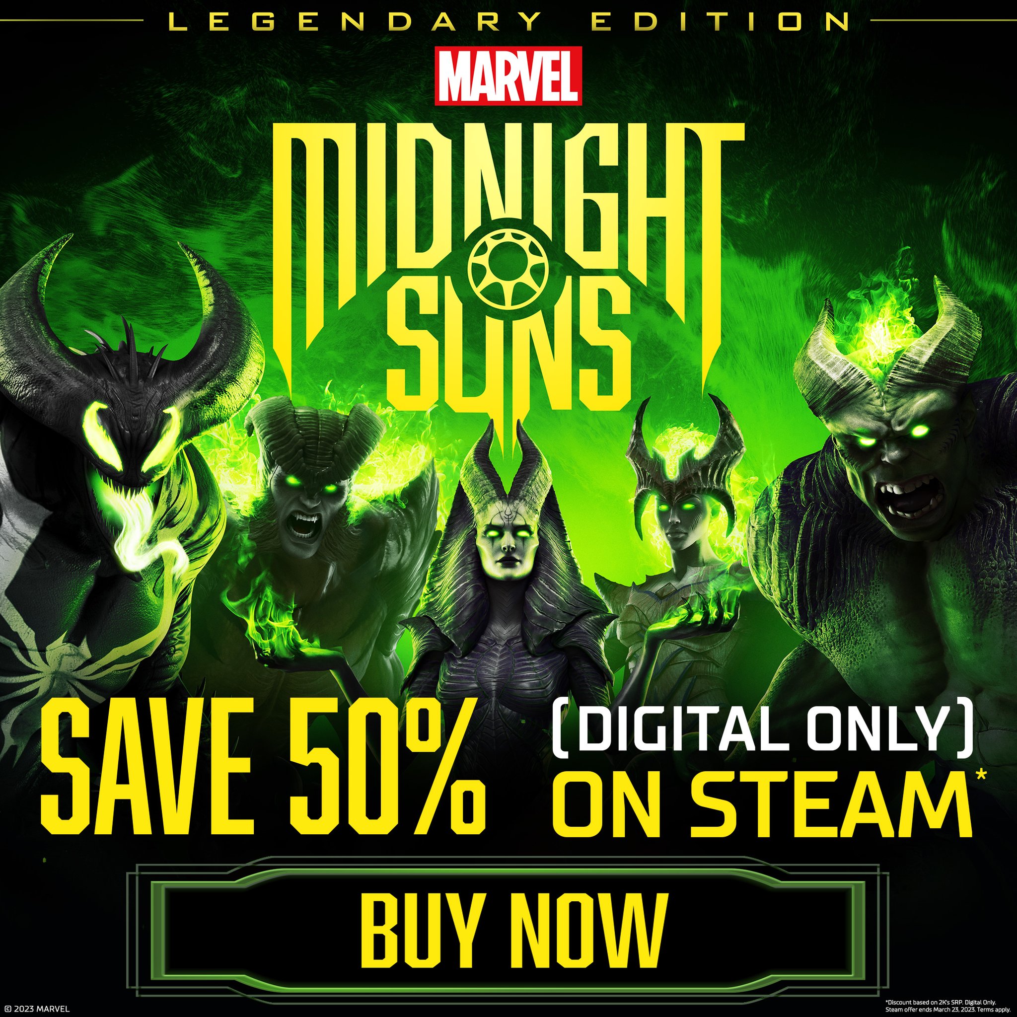 Marvel's Midnight Suns on X: There's no better time than the present to  try Marvel's Midnight Suns! Play the game this weekend on Steam at no cost  to you, from now until