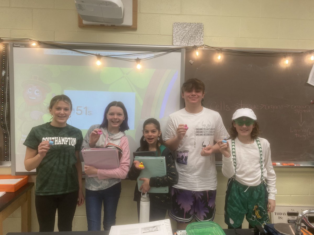 sciwithmrse's tweet photo. Our “Lucky” duck winners from today’s  escape room. https://t.co/lT6X9JmoW6