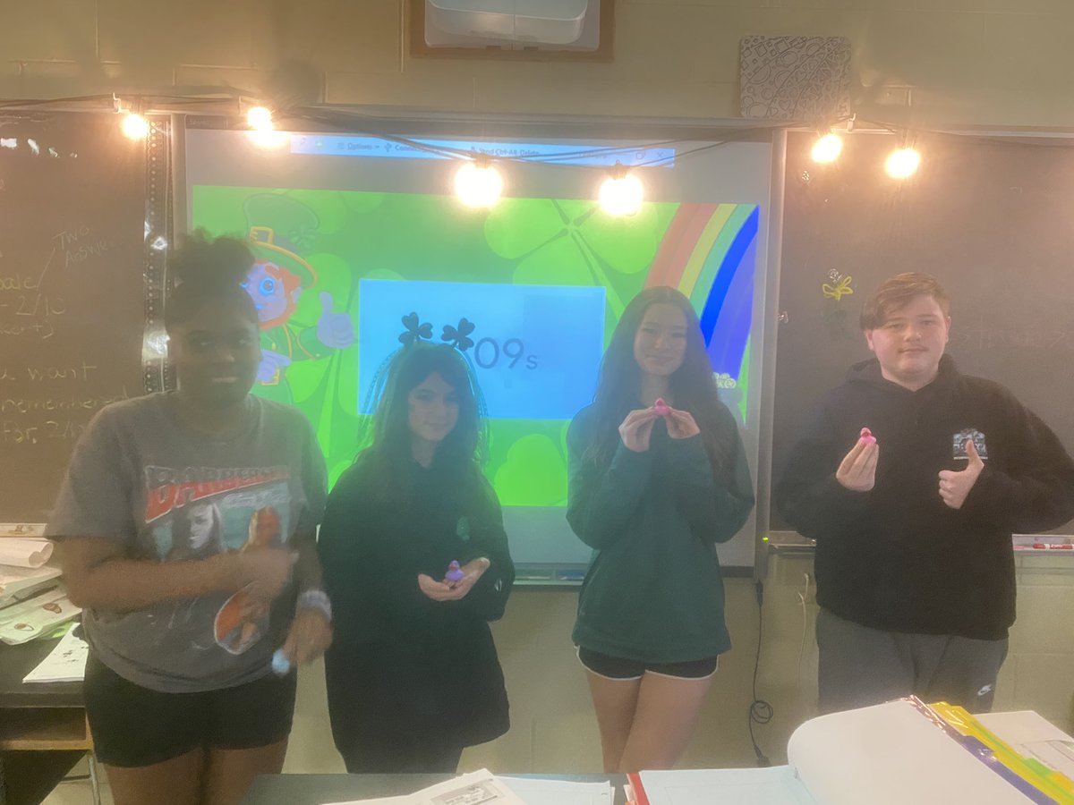 sciwithmrse's tweet photo. Our “Lucky” duck winners from today’s  escape room. https://t.co/lT6X9JmoW6